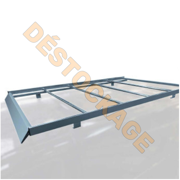 Galerie acier galvanisé plate pour Renault . Nombre de fixations et traverses adapté à chaque modèle de véhicule Galerie acier galvanisé plate pour Renault . Nombre de fixations et traverses adapté à chaque modèle de véhicule