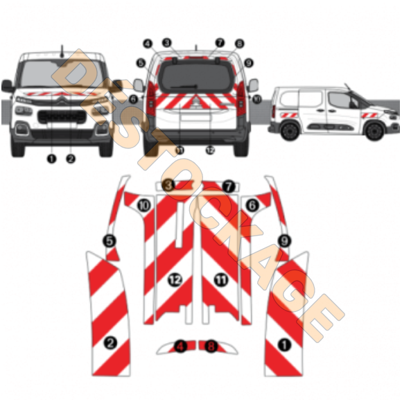 Citroën Berlingo Van III 2018+ Hayon Classe A Citroën Berlingo Van III 2018+ Hayon Classe A