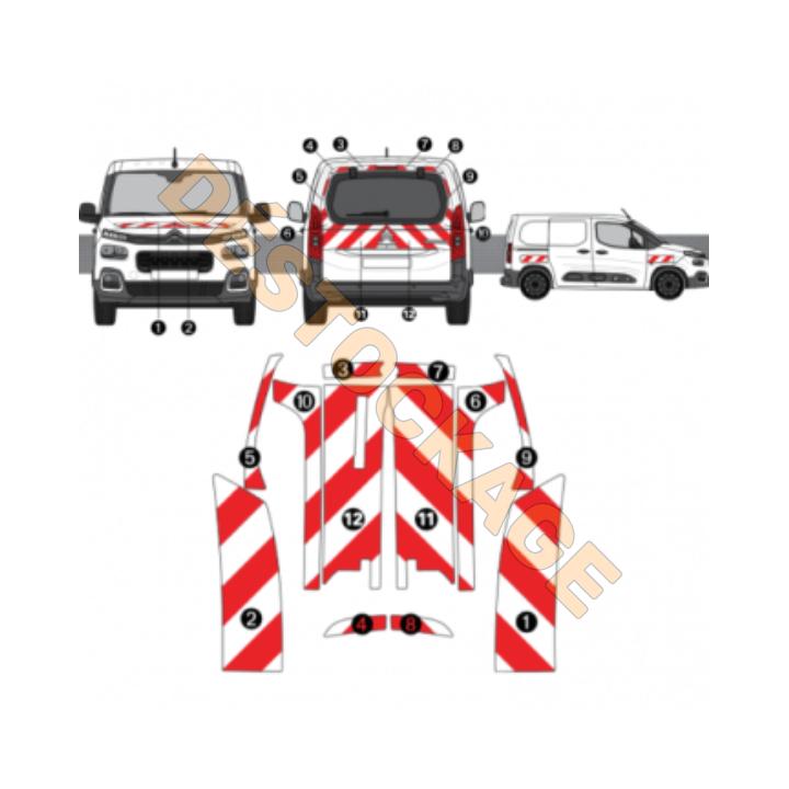 Kit de balisage Fiat Doblo