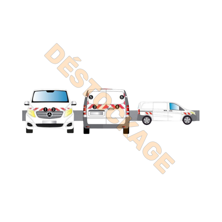 Kit de balisage Mercedes Vito