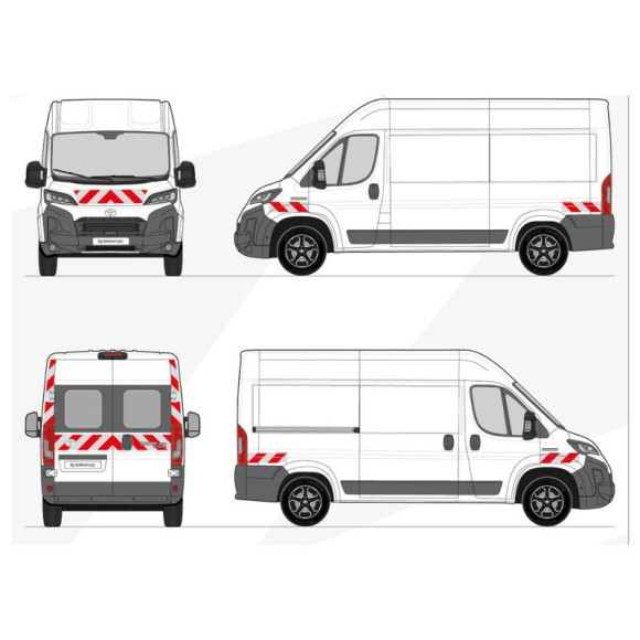 Kit de balisage pour Toyota Proace Max à partir de 2024 Kit de balisage pour Toyota Proace Max à partir de 2024