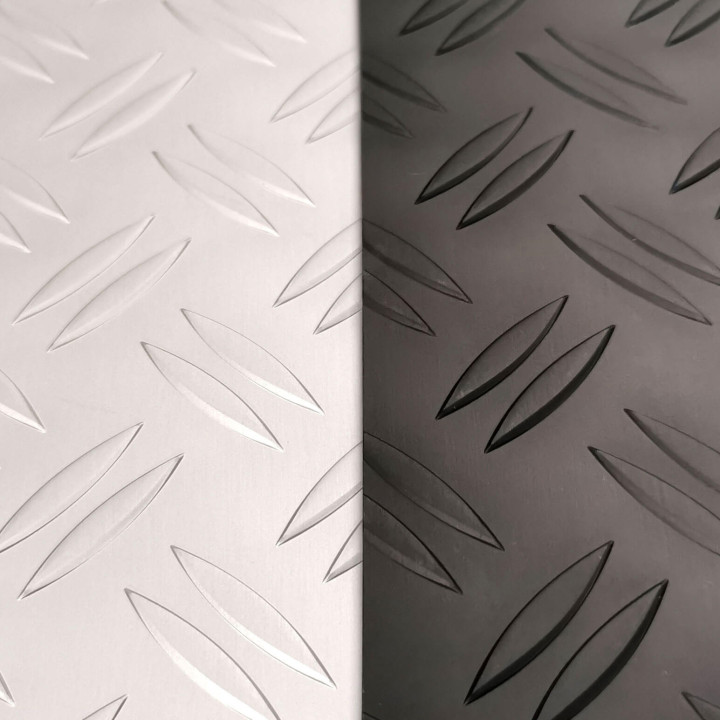 Aluminium-Ladekantenabdeckung Renault Master - grau oder Alu-schwarz