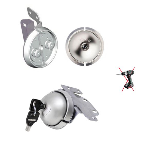 Serrure Meroni sans perçage pour Fiat Doblo (2010-2022) Serrure Meroni sans perçage pour Fiat Doblo (2010-2022)