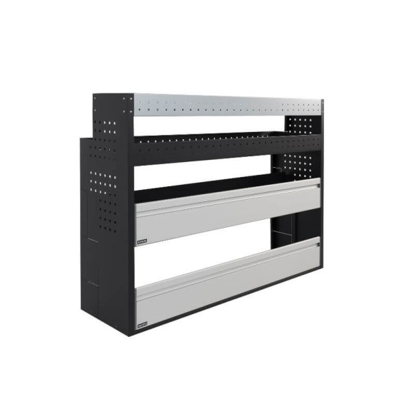 Aménagement PROVAN L1390mm (gauche) pour Renault Express Van 2021+ - vue de côté Aménagement PROVAN L1390mm (gauche) pour Renault Express Van 2021+ - vue de côté
