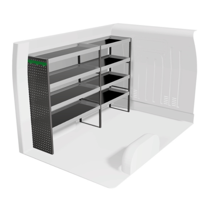 Aménagement pour Fiat Ducato 2006+ (gauche) vue de face