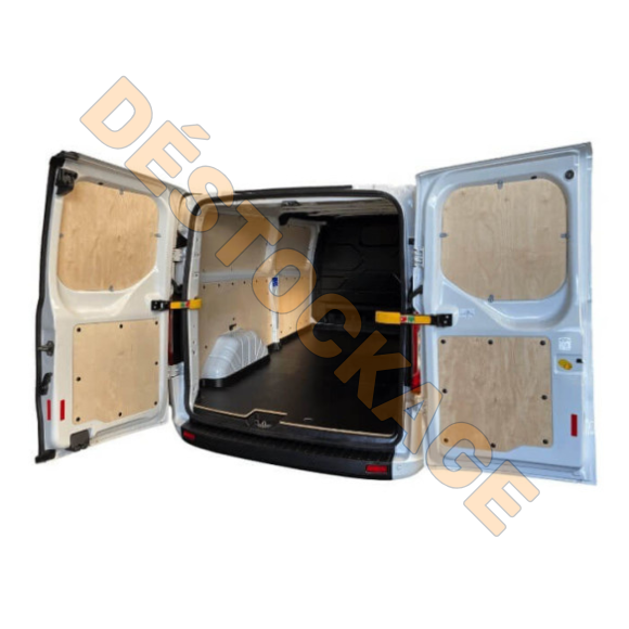 Habillage bois brut parois Fiat Doblo 2010-2022 L1H1 vitré - photo générique Habillage bois brut parois Fiat Doblo 2010-2022 L1H1 vitré - photo générique