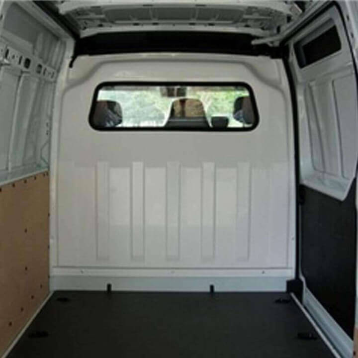 Trennwand Opel Movano 2010-2021 mit festem Fenster - Rückansicht