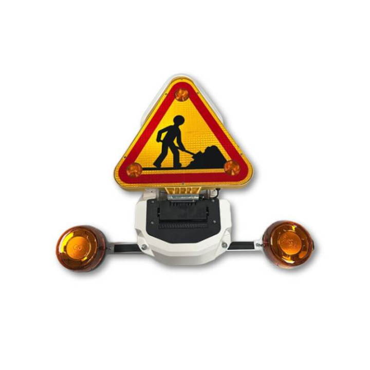 LED-Triflash-Kombination 500 Draufsicht - komplettes montagefertiges Set
