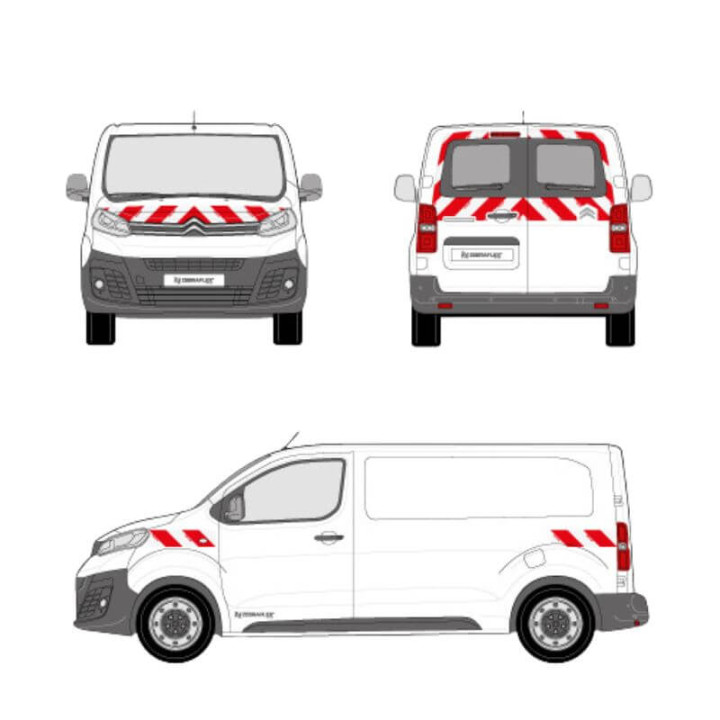 Markierungskit - Citroen Jumpy mit Flügeltüren