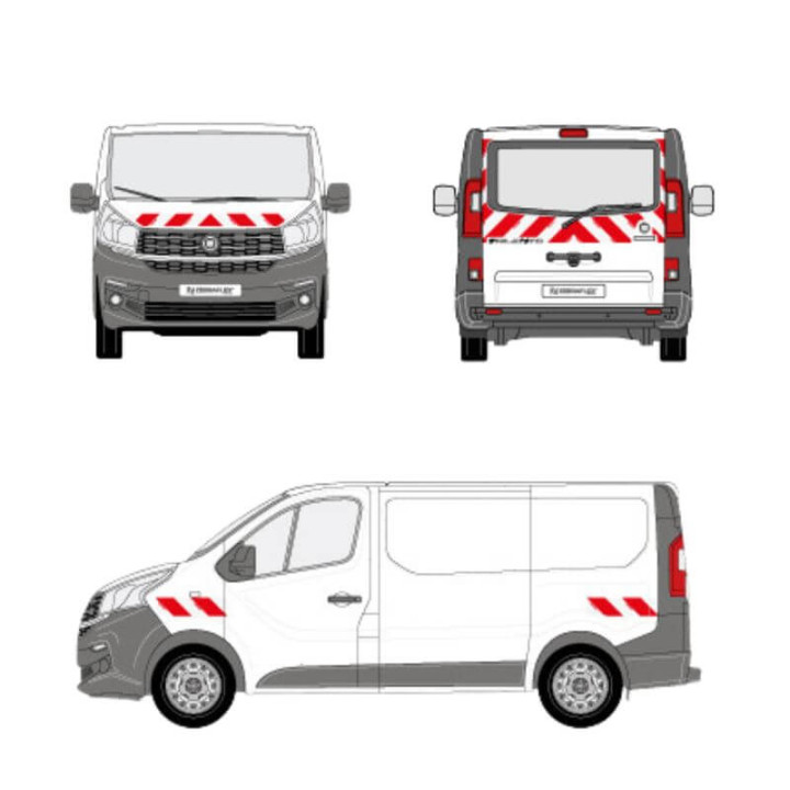 Markierungskit - Fiat Talento mit Heckklappe