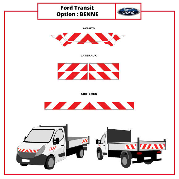 Markierungsset für Ford Transit Kipper Markierungsset für Ford Transit Kipper