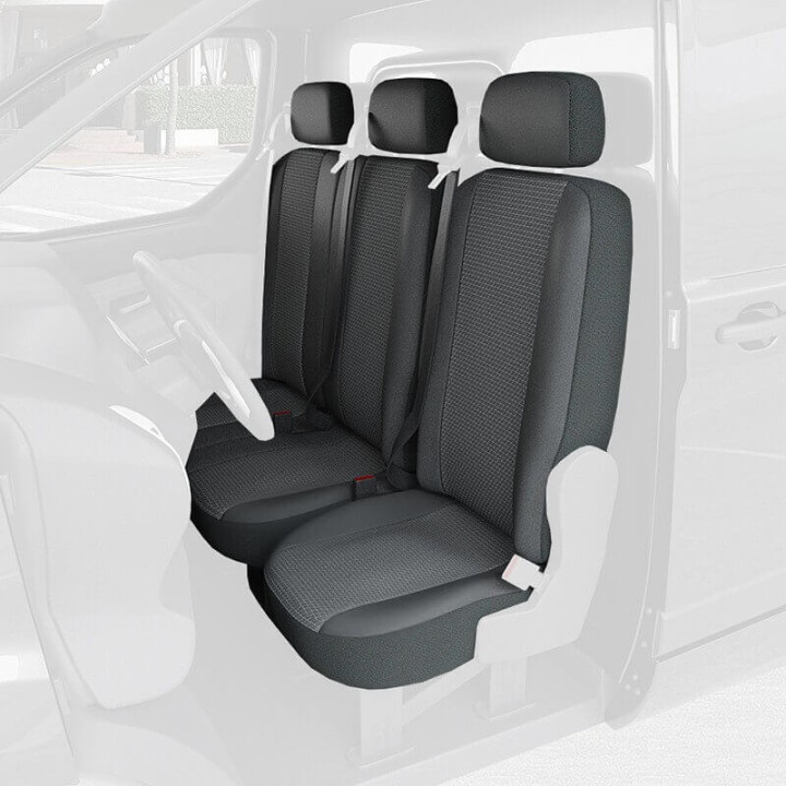 Housses de siège en simili cuir -  Citroen Berlingo Van 2018+