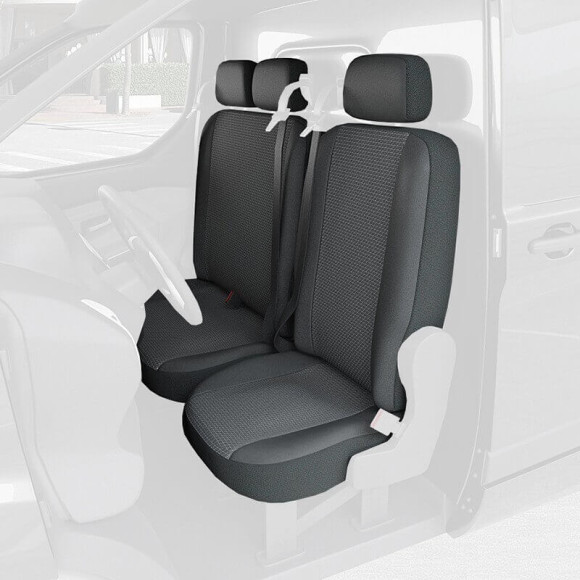Housses de siège en simili cuir - Peugeot Expert 2016+ Housses de siège en simili cuir - Peugeot Expert 2016+