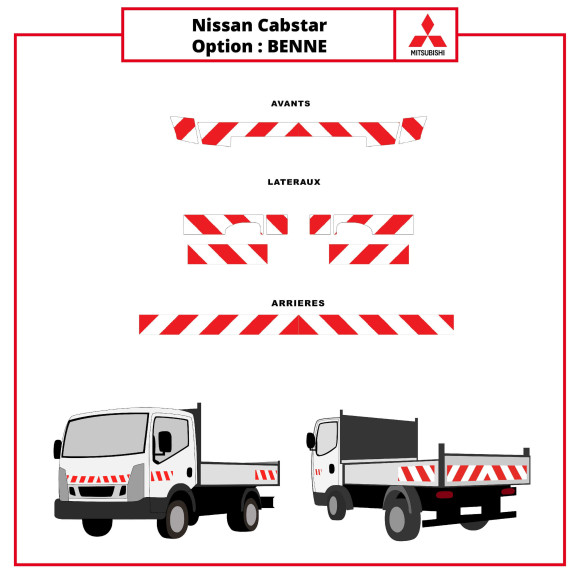 Markierungskit - Mitsubishi Fuso Canter Kipper Markierungskit - Mitsubishi Fuso Canter Kipper