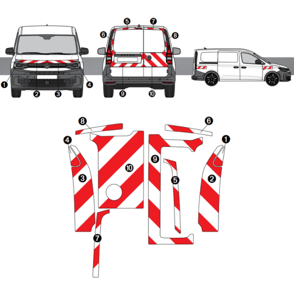 Kit de balisage Renault Kangoo Kit de balisage Renault Kangoo