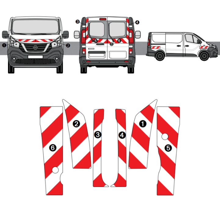 Kit de balisage Renault Trafic