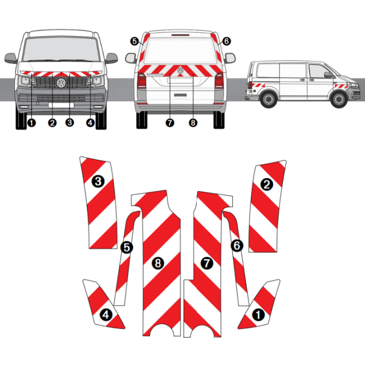 Kit de balisage Volkswagen Transporter