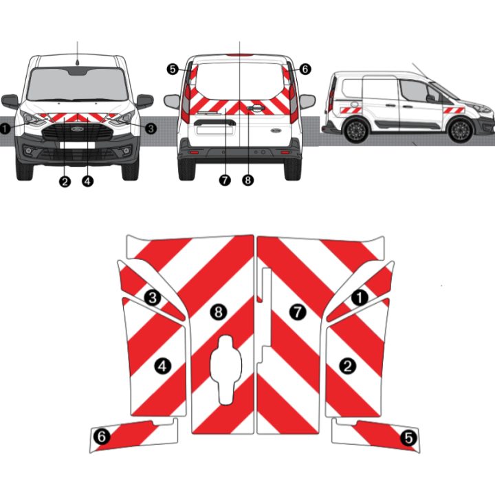 Kit de balisage Ford Transit Connect