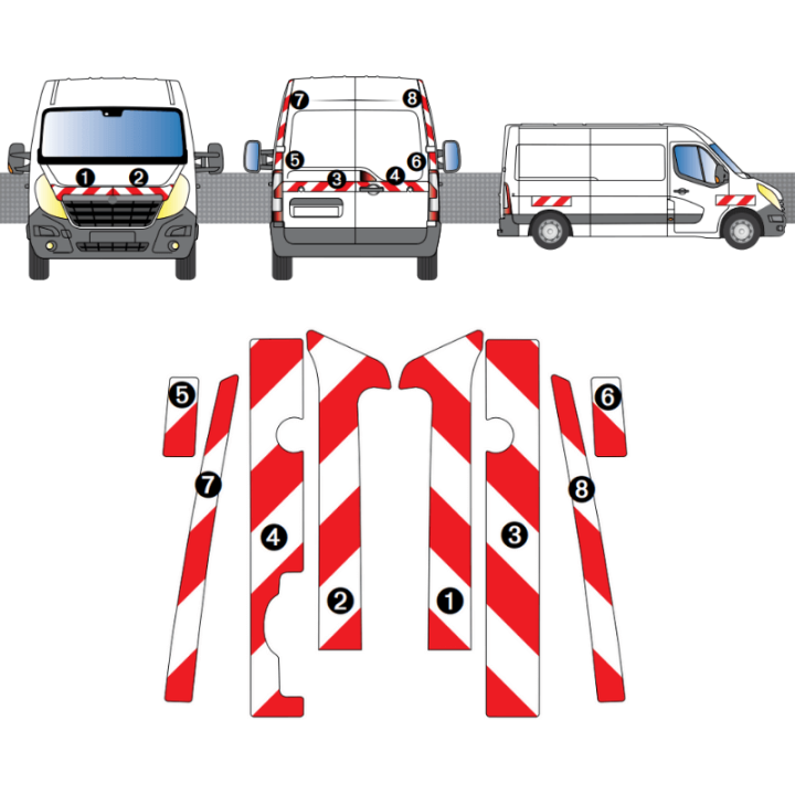 Kit de balisage Opel Movano