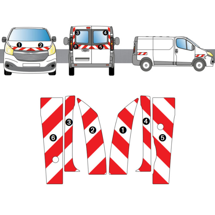 Kit de balisage Opel Vivaro