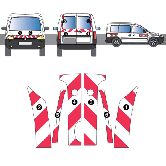 Kit de balisage Opel Combo Kit de balisage Opel Combo