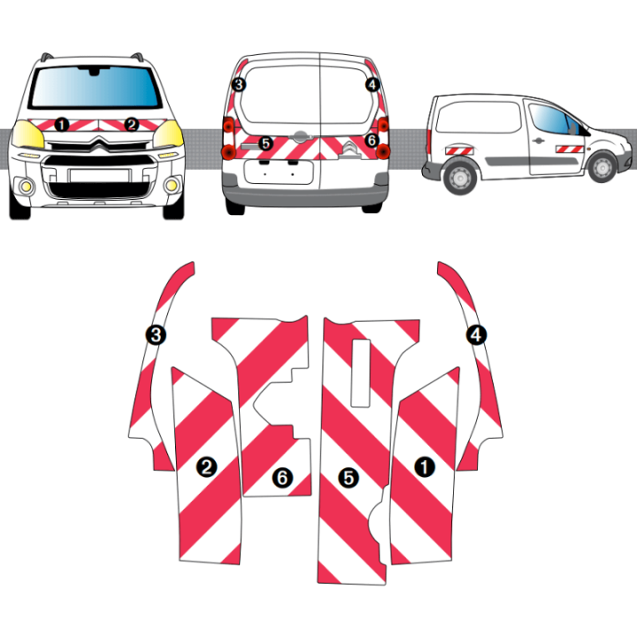 Kit de balisage Citroen Berlingo