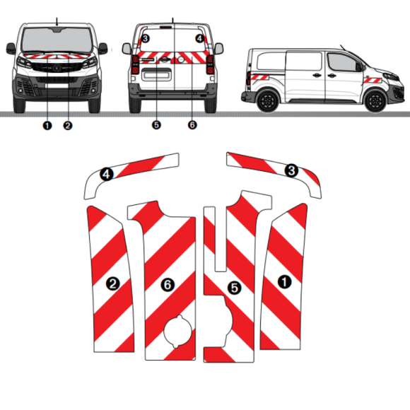 Kit de balisage Opel Vivaro Kit de balisage Opel Vivaro