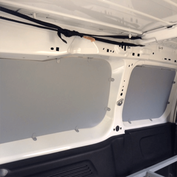 Habillage bois parois et portes intérieures pour Citroen Nemo Habillage bois parois et portes intérieures pour Citroen Nemo