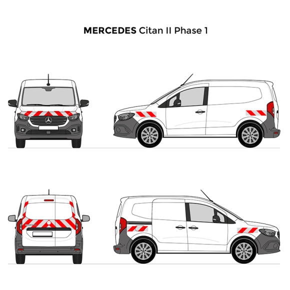 Kit de Balisage - Mercedes Citan 2021+ Kit de Balisage - Mercedes Citan 2021+