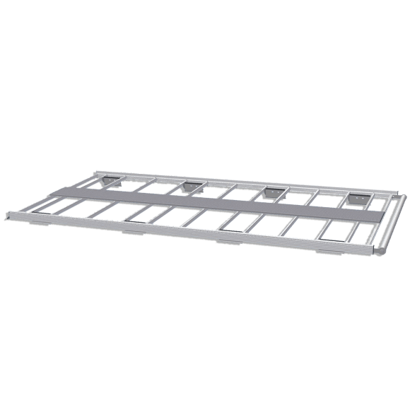 Galerie aluminium pour Citroen Jumper. Galerie plate idéale pour parkings Galerie aluminium pour Citroen Jumper. Galerie plate idéale pour parkings