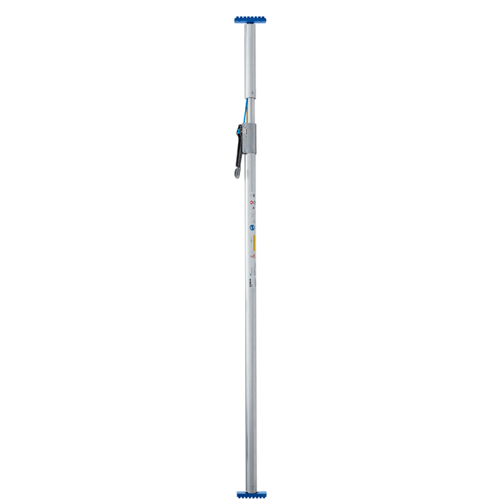 Teleskop-Sicherungsstange mit Gleitfüßen