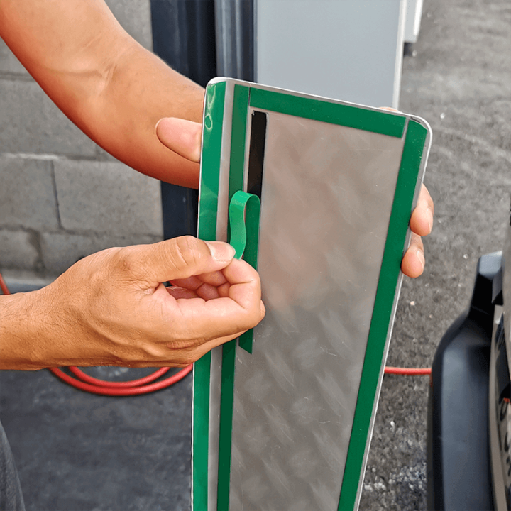 Seuil de coffre aluminium Fiat Doblo
