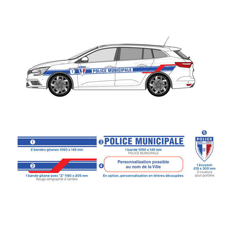 Kit de balisage Peugeot Partner