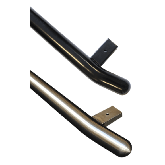 Barres latérales de protection pour Ford Connect en inox brossé. Barres latérales de protection pour Ford Connect en inox brossé.