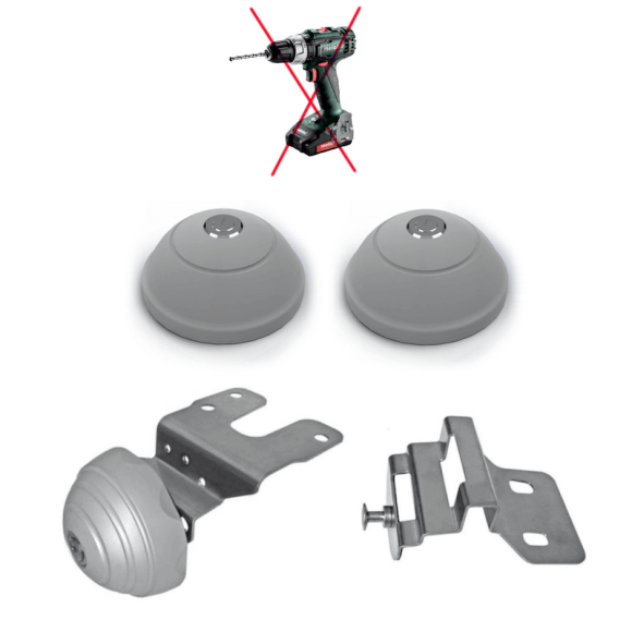 Serrure sans perçage pour Renault Master 2010-2024 Serrure sans perçage pour Renault Master 2010-2024