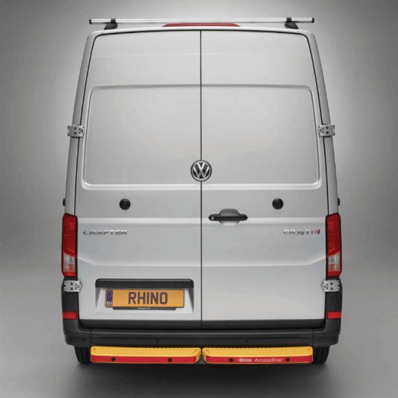 Marchepieds AccesStep - vue sur véhicule Volkswagen Crafter. Marchepieds AccesStep - vue sur véhicule Volkswagen Crafter.