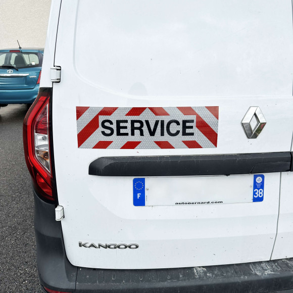 Magnetisches SERVICE-Banner - Klasse B - 50x15 cm Magnetisches SERVICE-Banner - Klasse B - 50x15 cm
