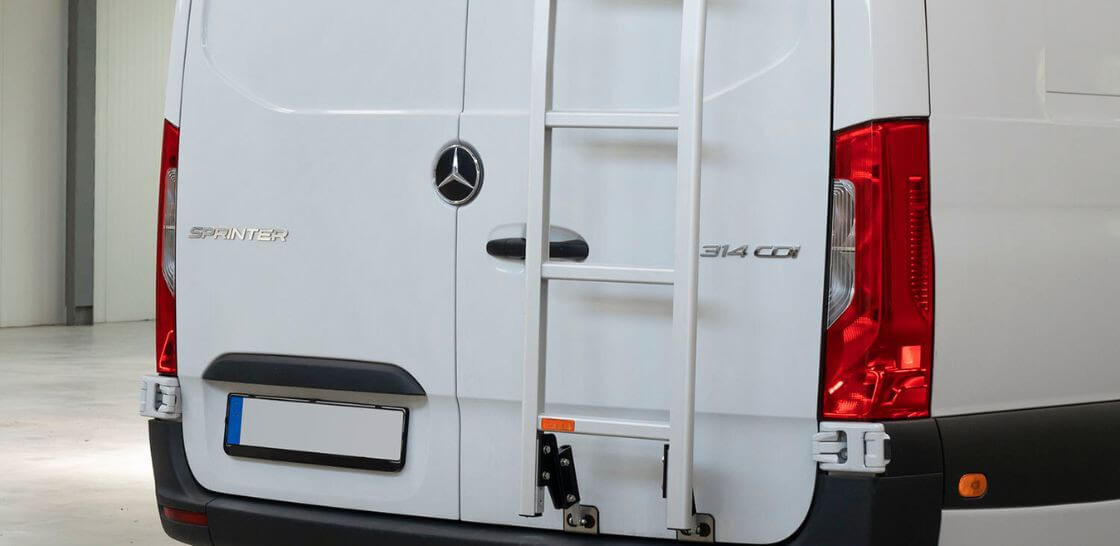 Aluminium-Türleiter für Nutzfahrzeuge